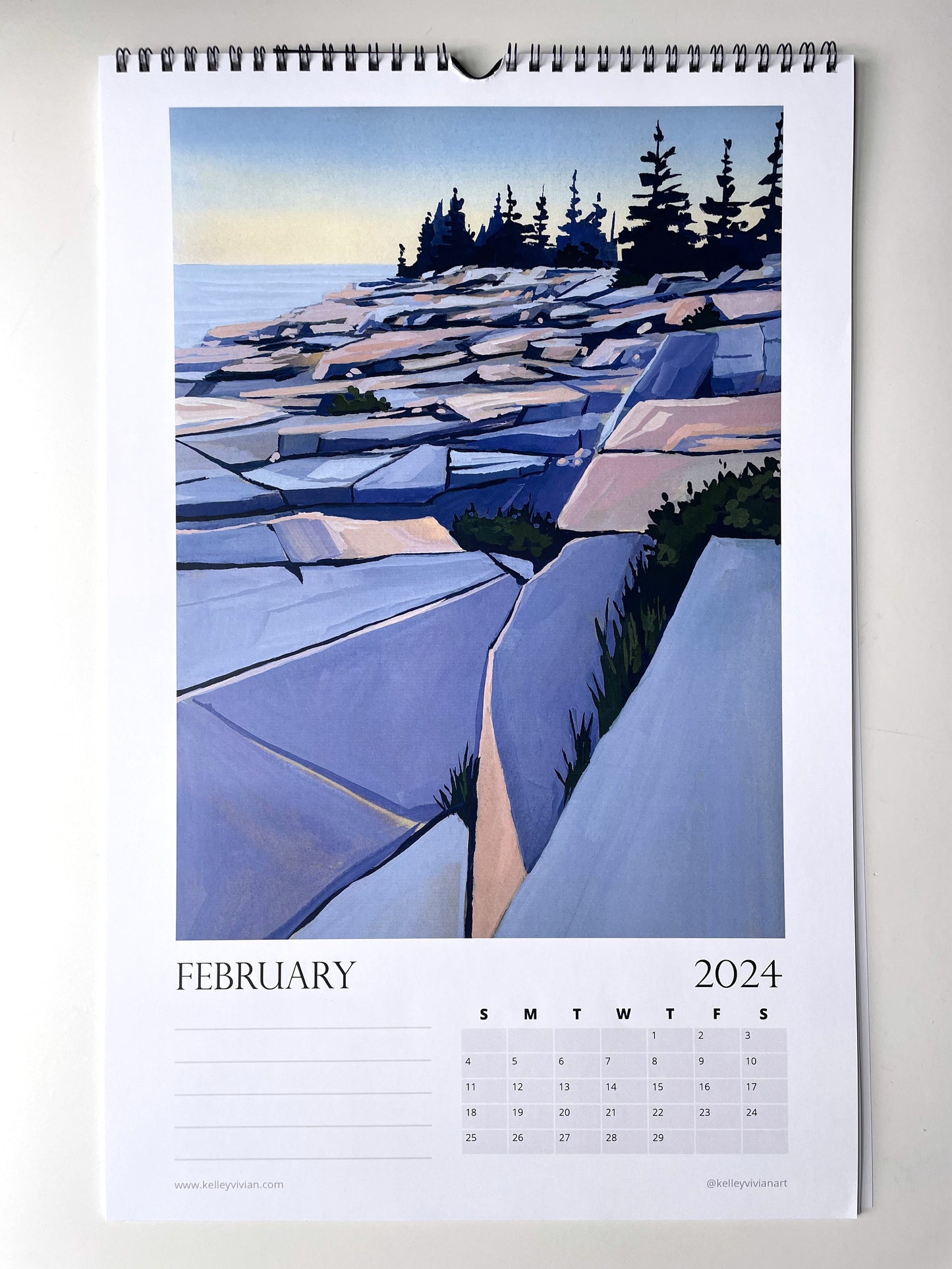 PREORDER - 2024 Landscape Art Wall Calendar