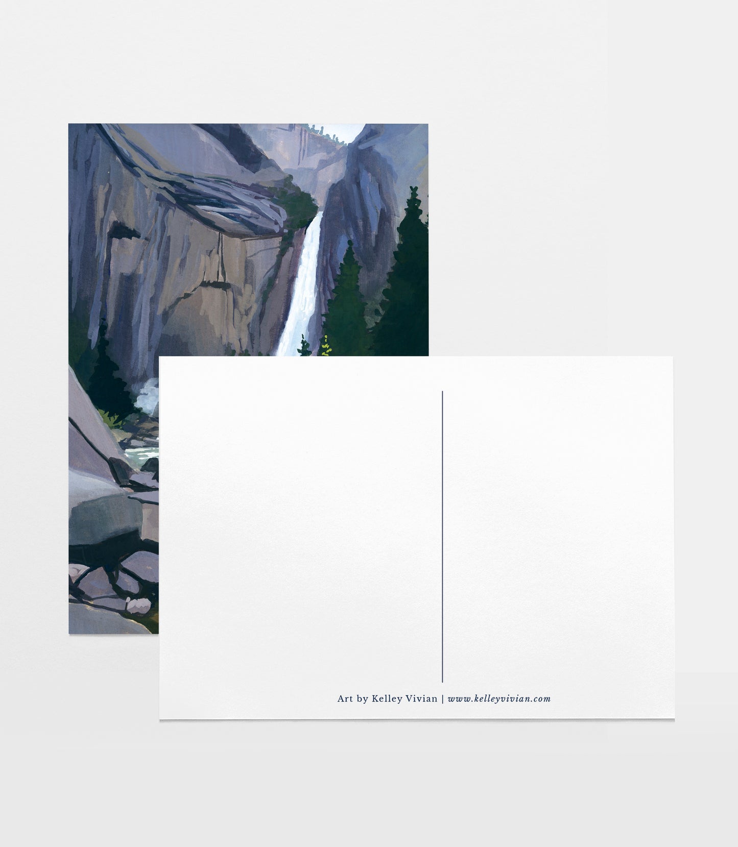 'Yosemite Falls' Postcard