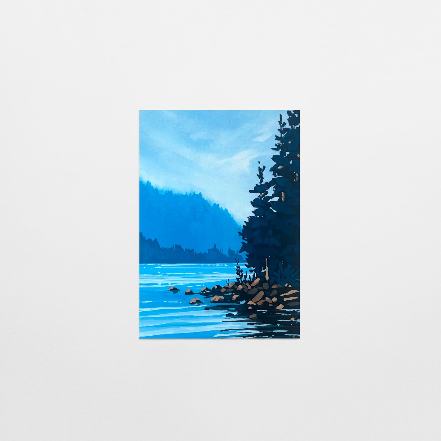 'Lake Blues' Postcard