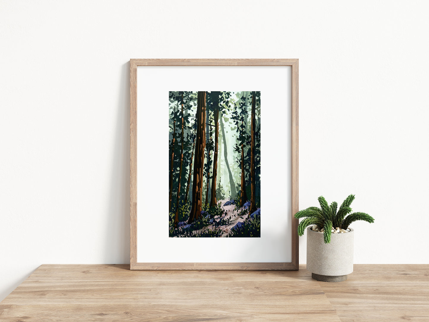 'Among the Trees' Print