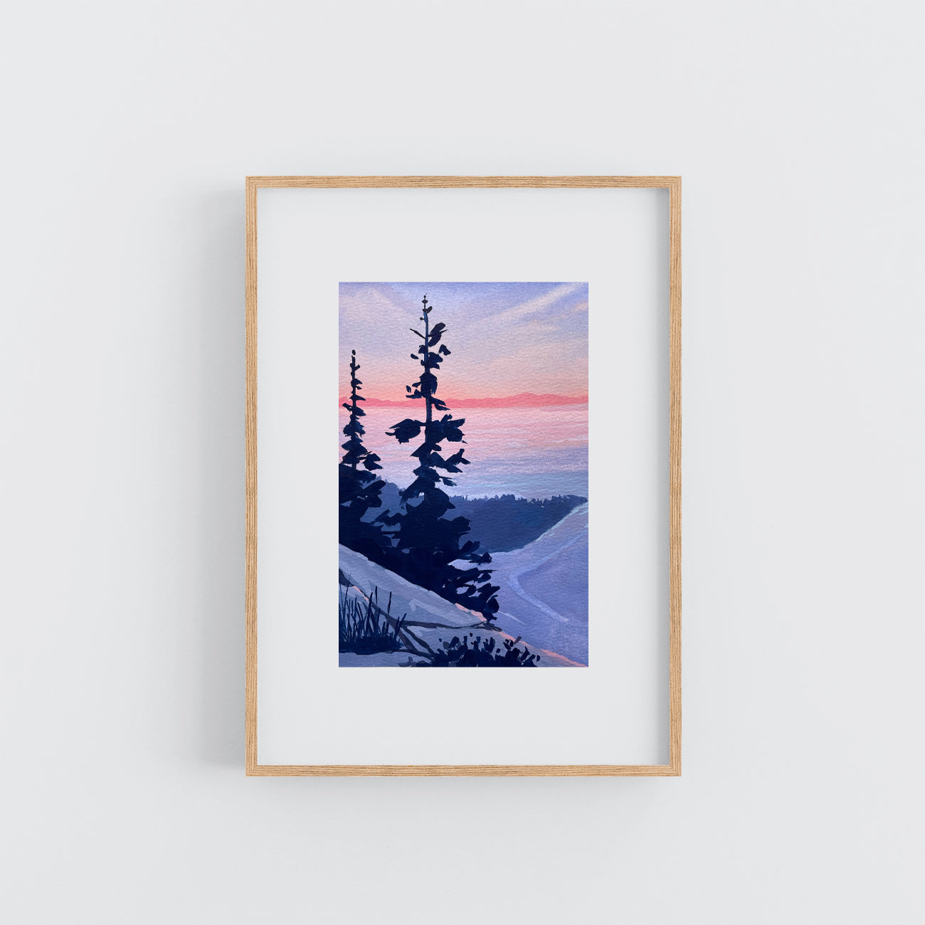 'Above It All' Original Gouache Painting