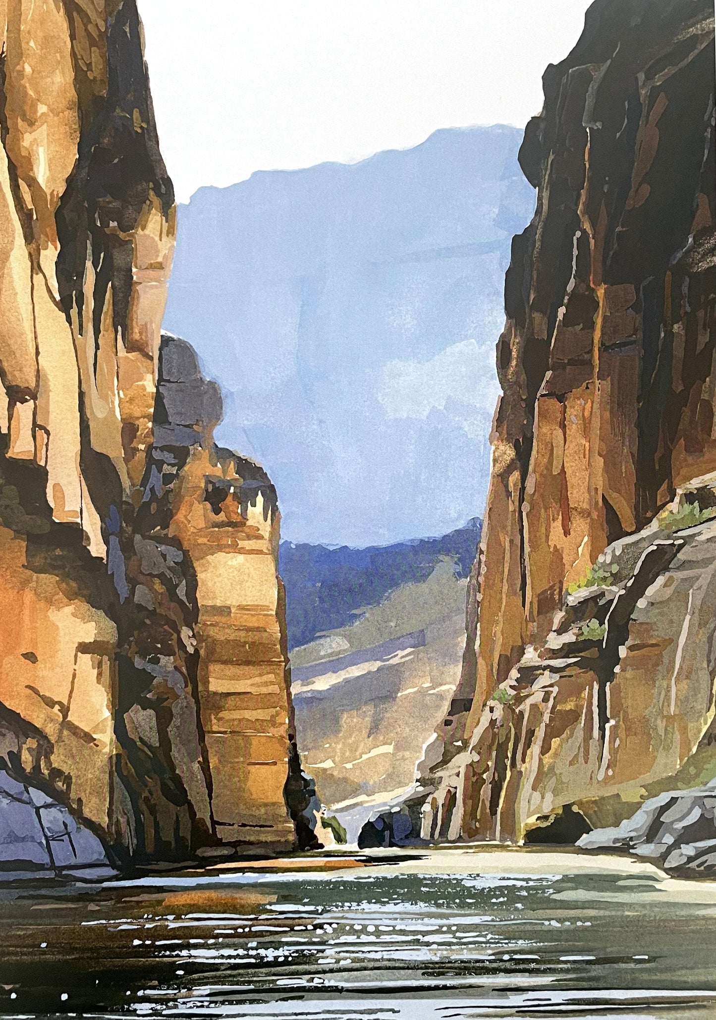 'Big Bend' National Park Art Print