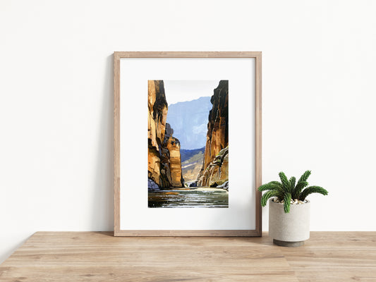 'Big Bend' National Park Art Print