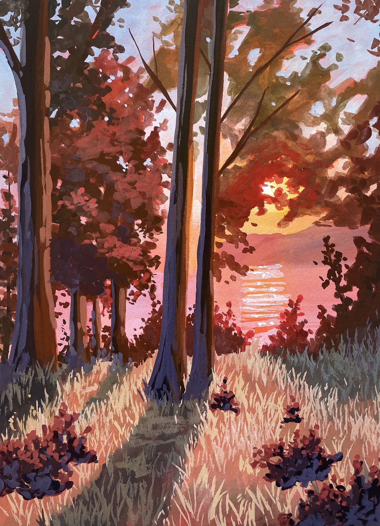'Bounty' Original Gouache Painting