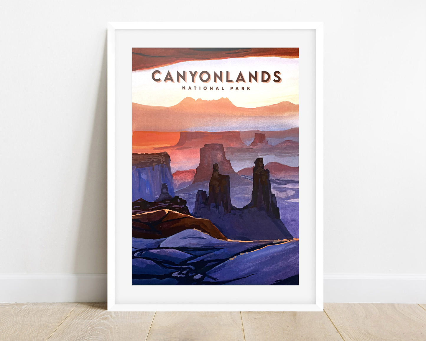 'Canyonlands' National Park Travel Poster