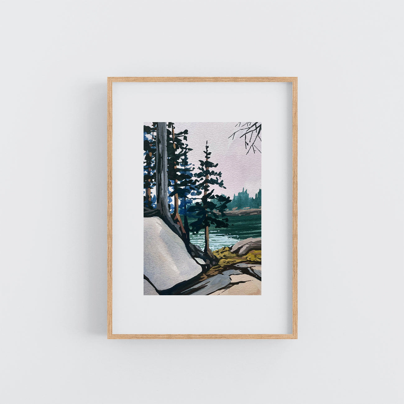 'Coastal Gem' Original Gouache Painting