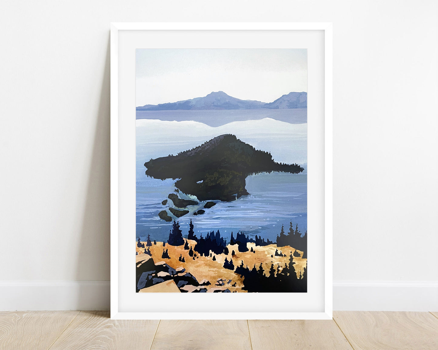 'Crater Lake' National Park Art Print