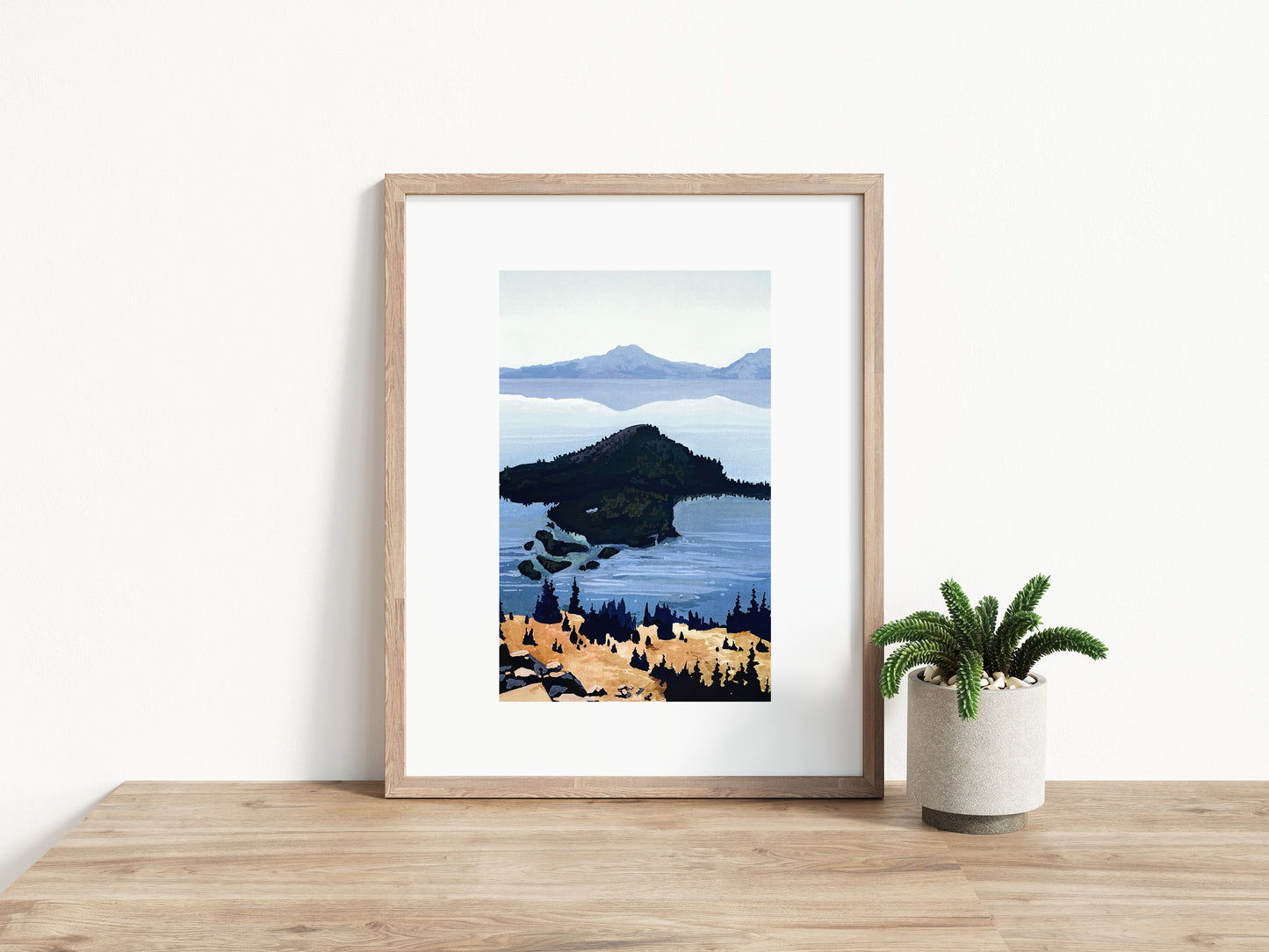 'Crater Lake' National Park Art Print