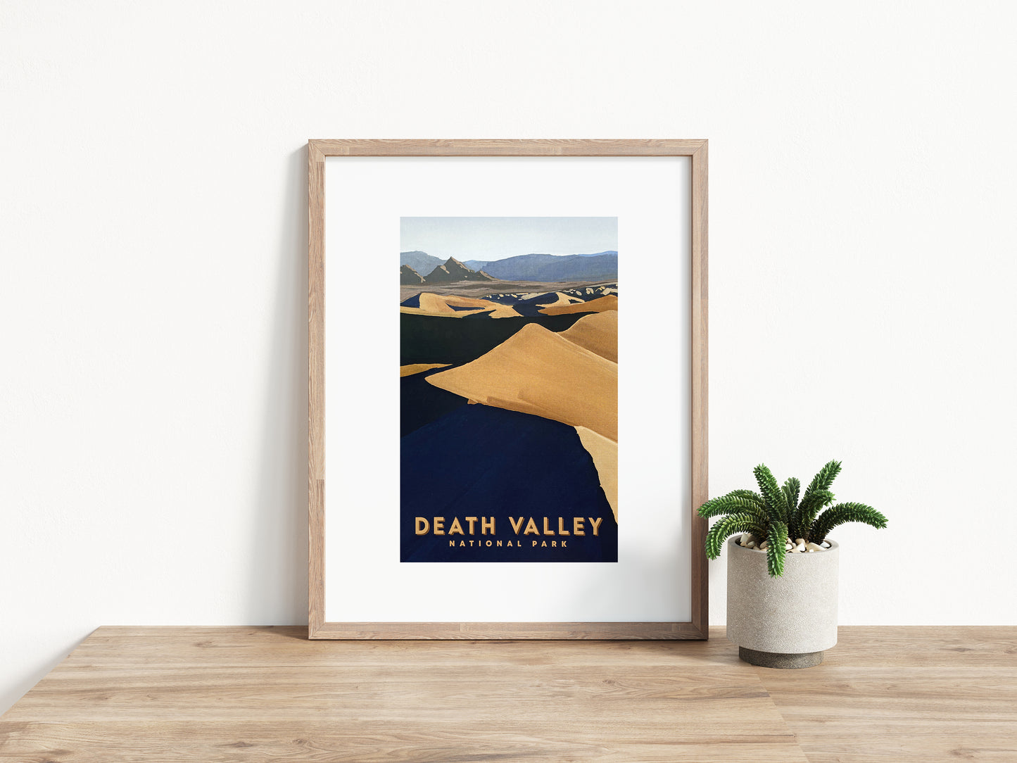 'Death Valley' National Park Travel Poster