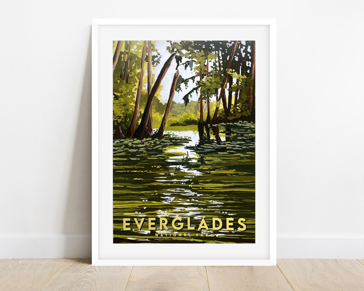 'Everglades' National Park Travel Poster