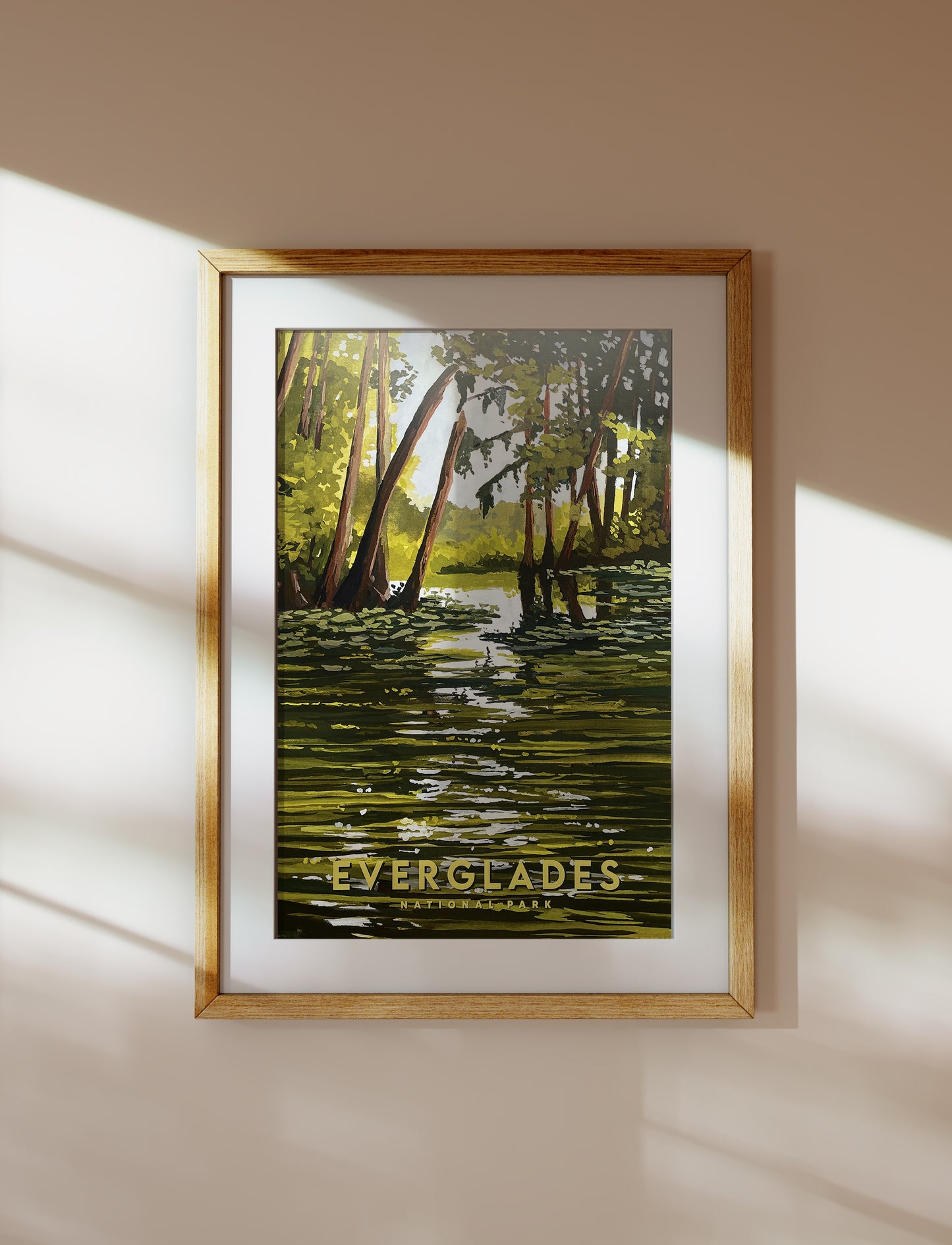 'Everglades' National Park Travel Poster