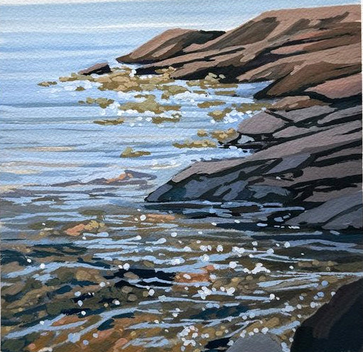 'Gentle Tide' Original Gouache Painting