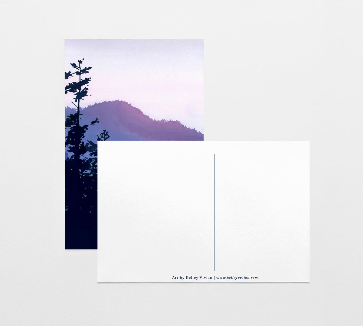 'Great Smoky Mountains' National Park Art Postcard