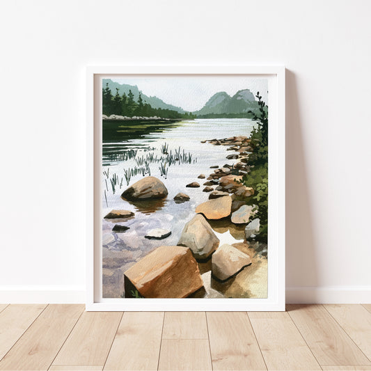 'Jordan Pond iii' Fine Art Print