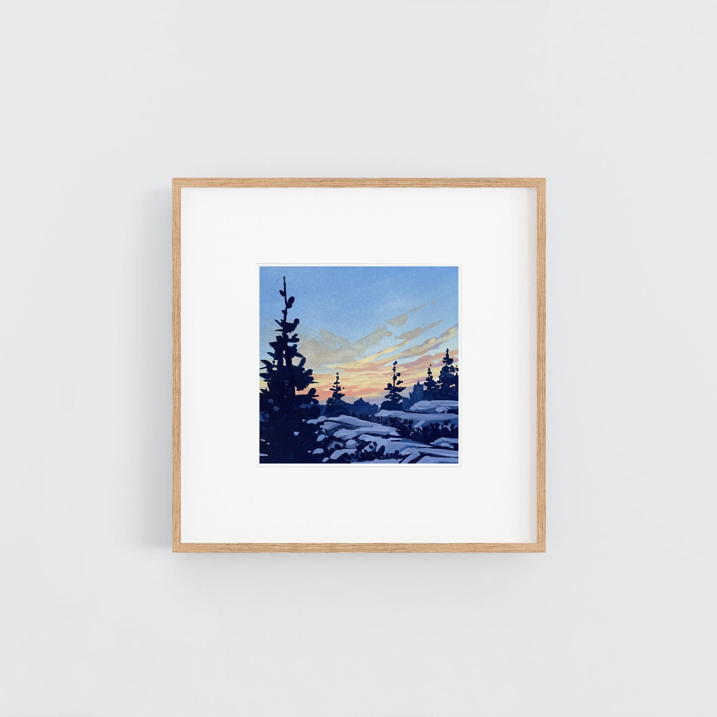 'Plateau' Original Gouache Painting