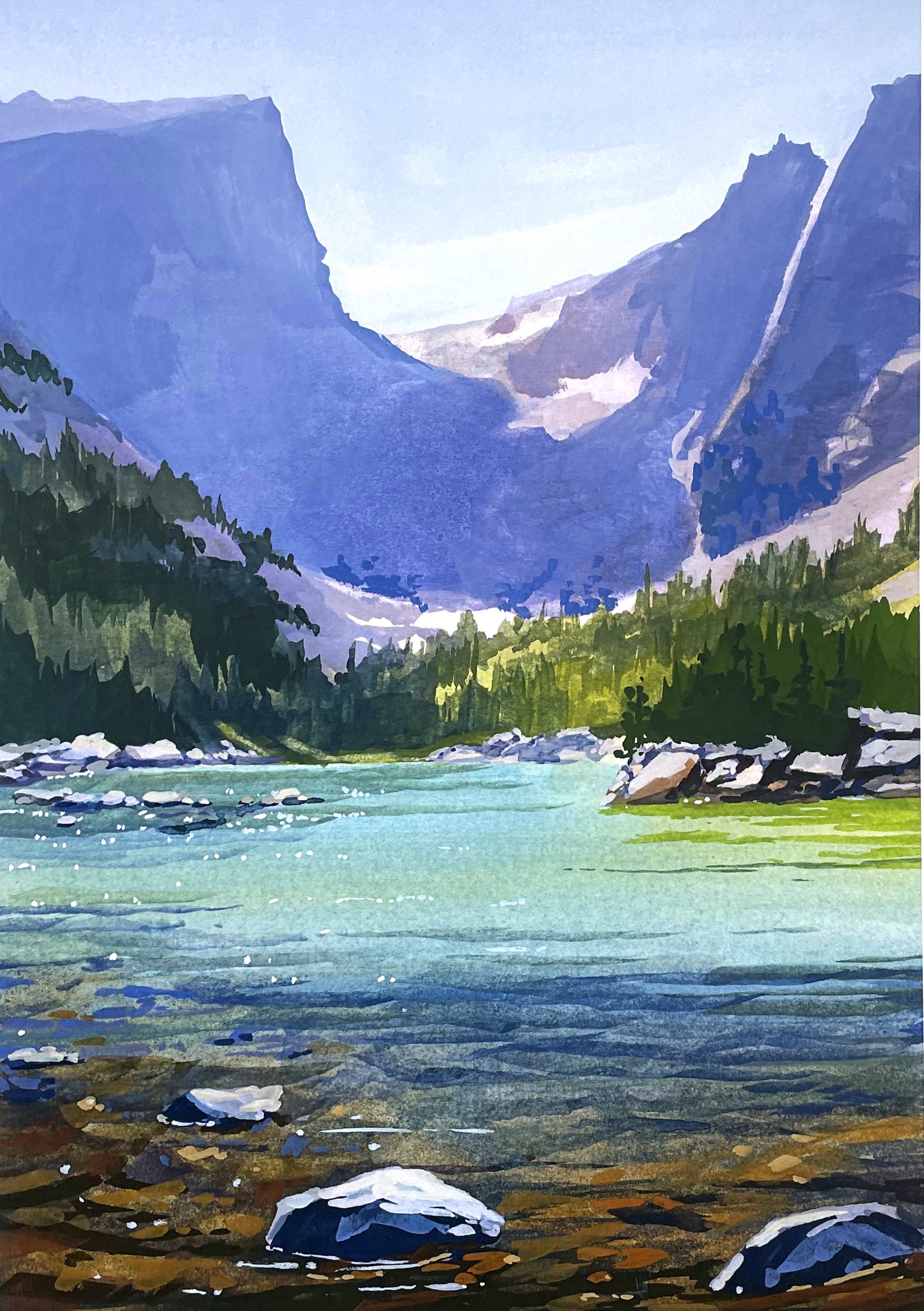 'Rocky Mountain' National Park Art Print