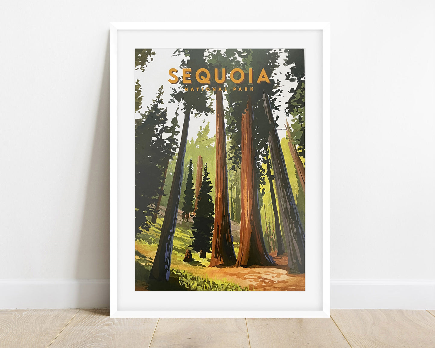 'Sequoia' National Park Travel Poster