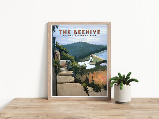 'The Beehive' Travel Poster