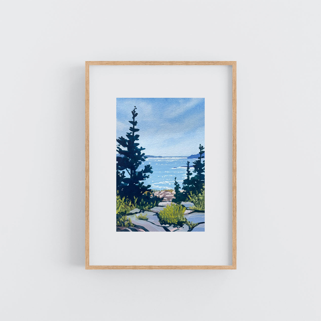 'High Point' Original Gouache Painting
