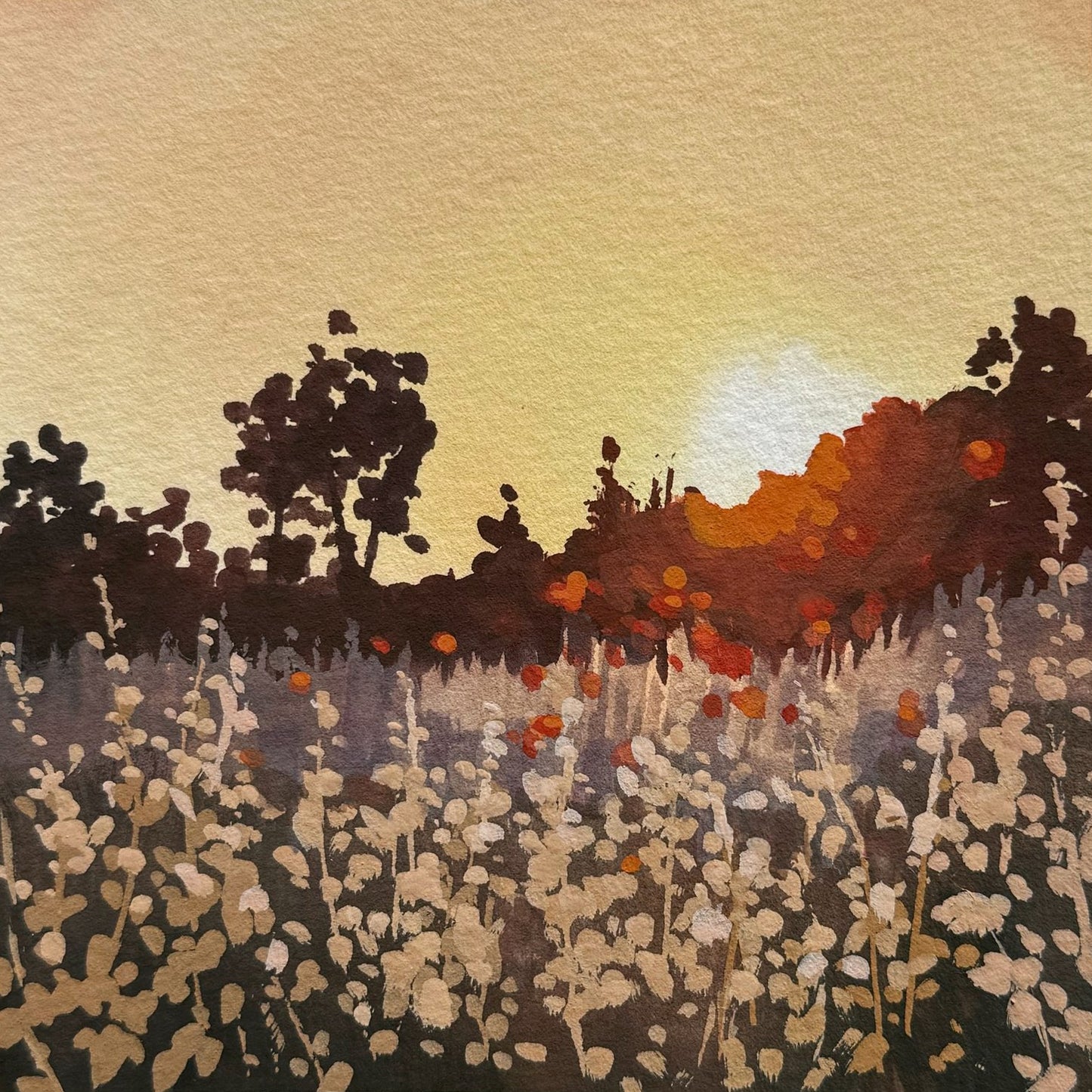 'Enlightened' Original Gouache Painting