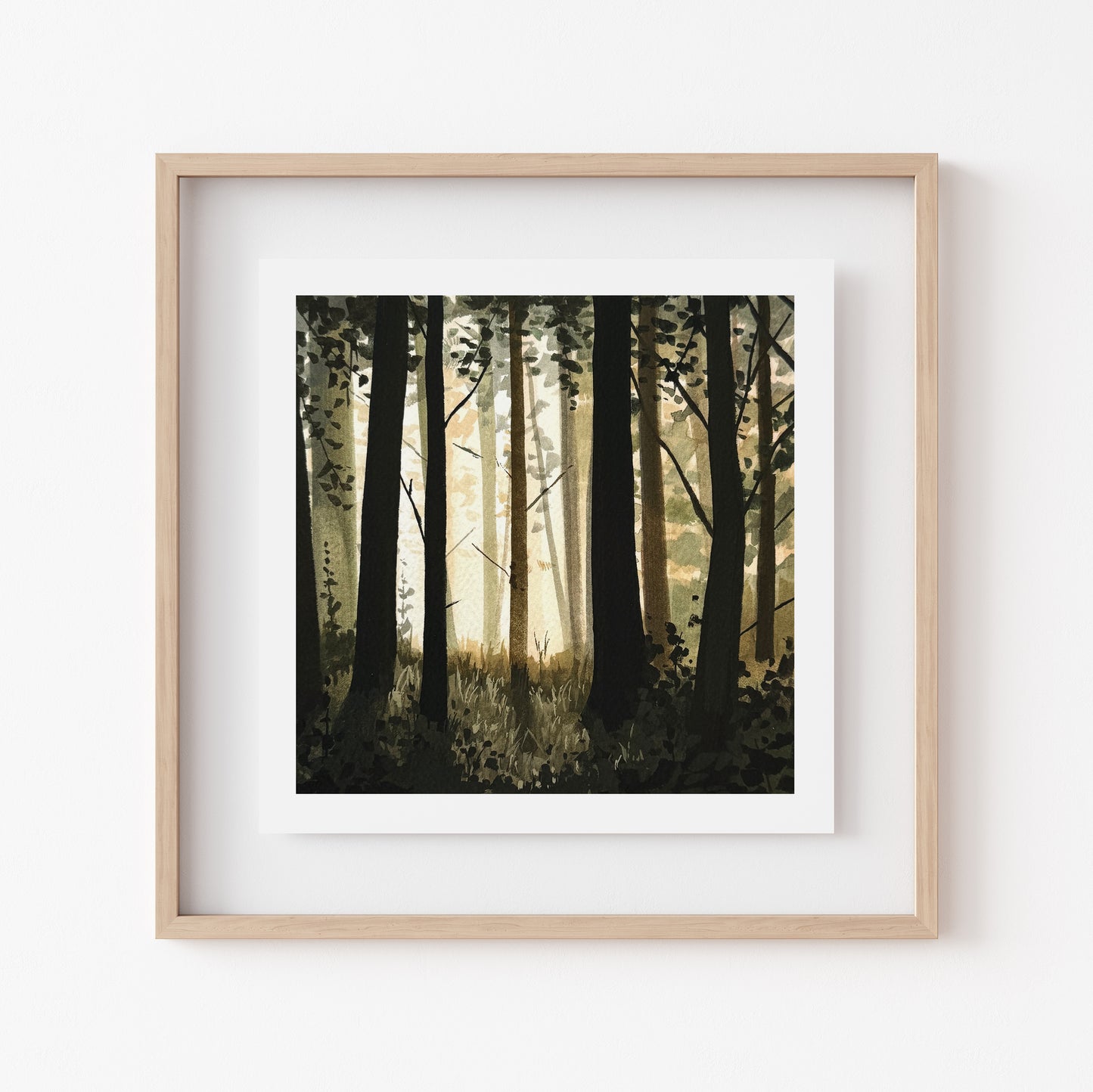 'Wooded Trail' Fine Art Print