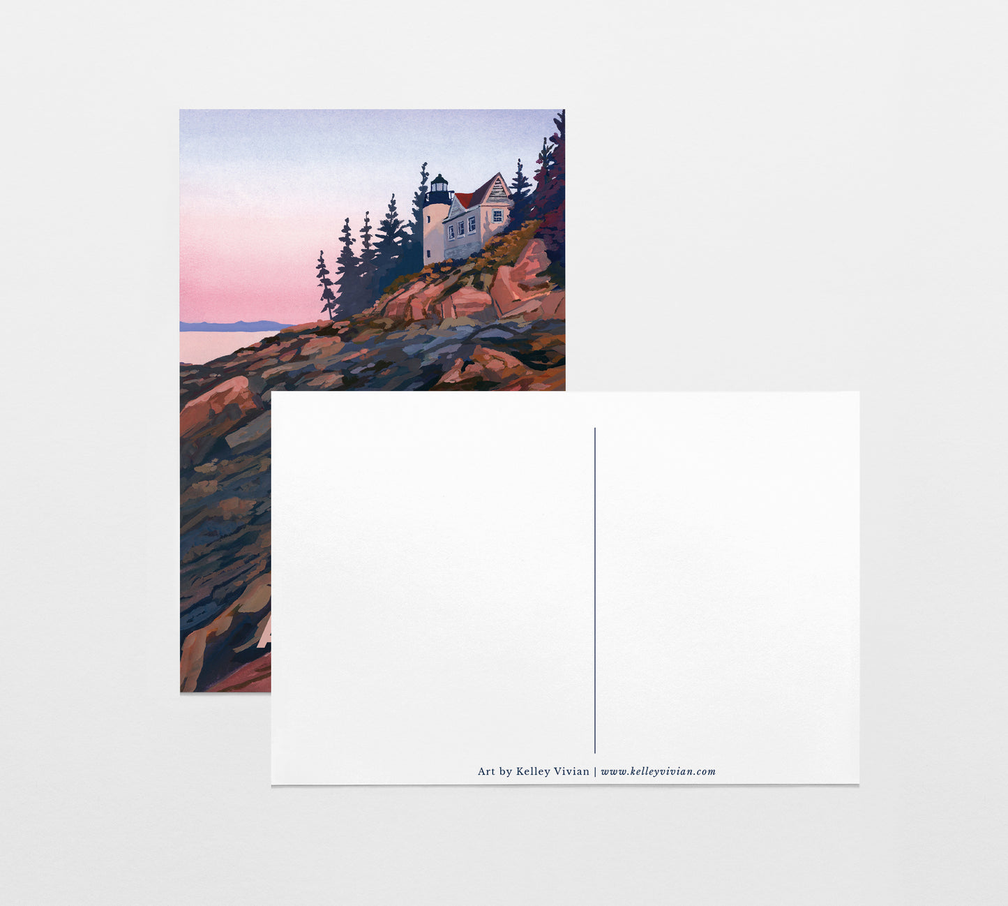 'Acadia' National Park Travel Poster Postcard