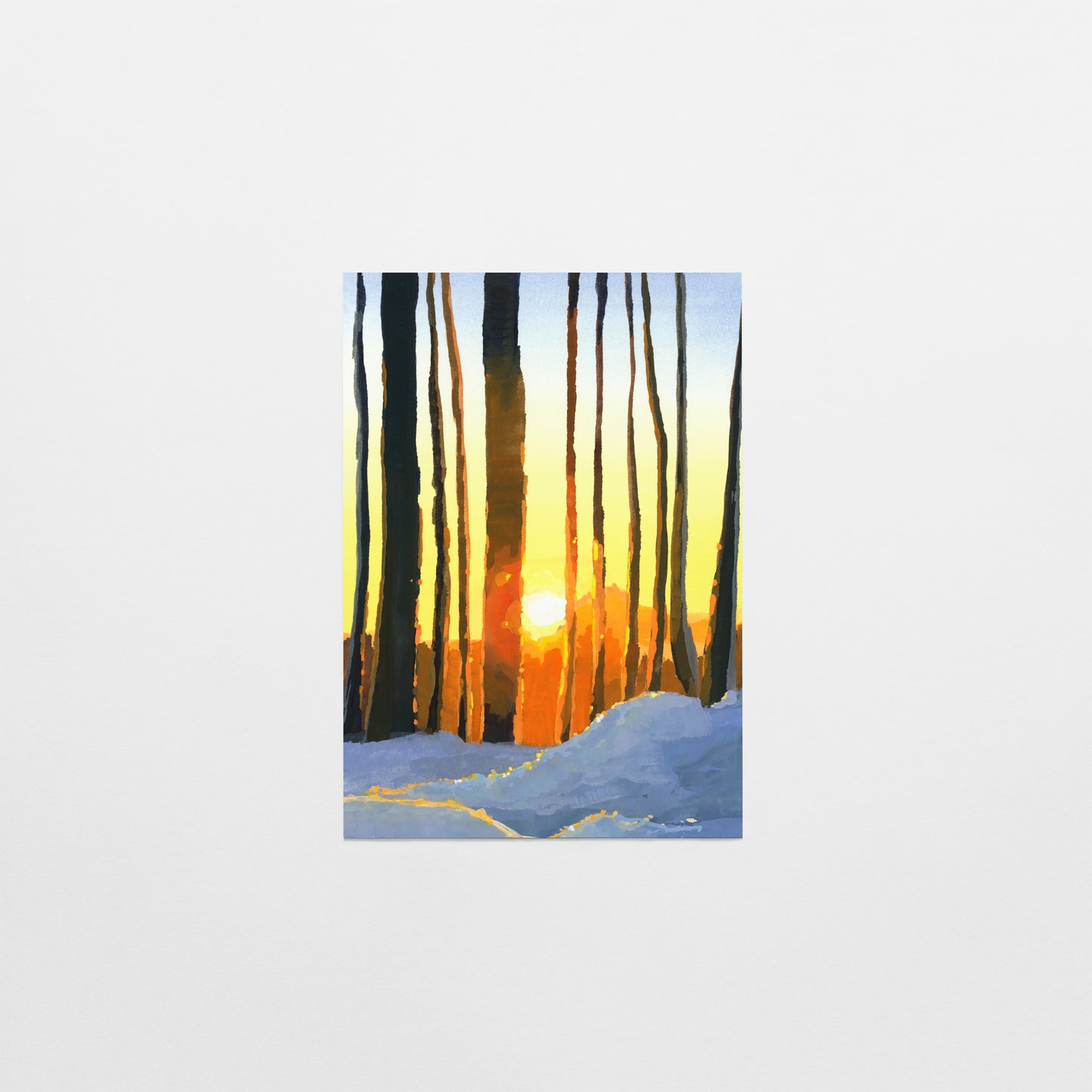 'December's Light' Postcard