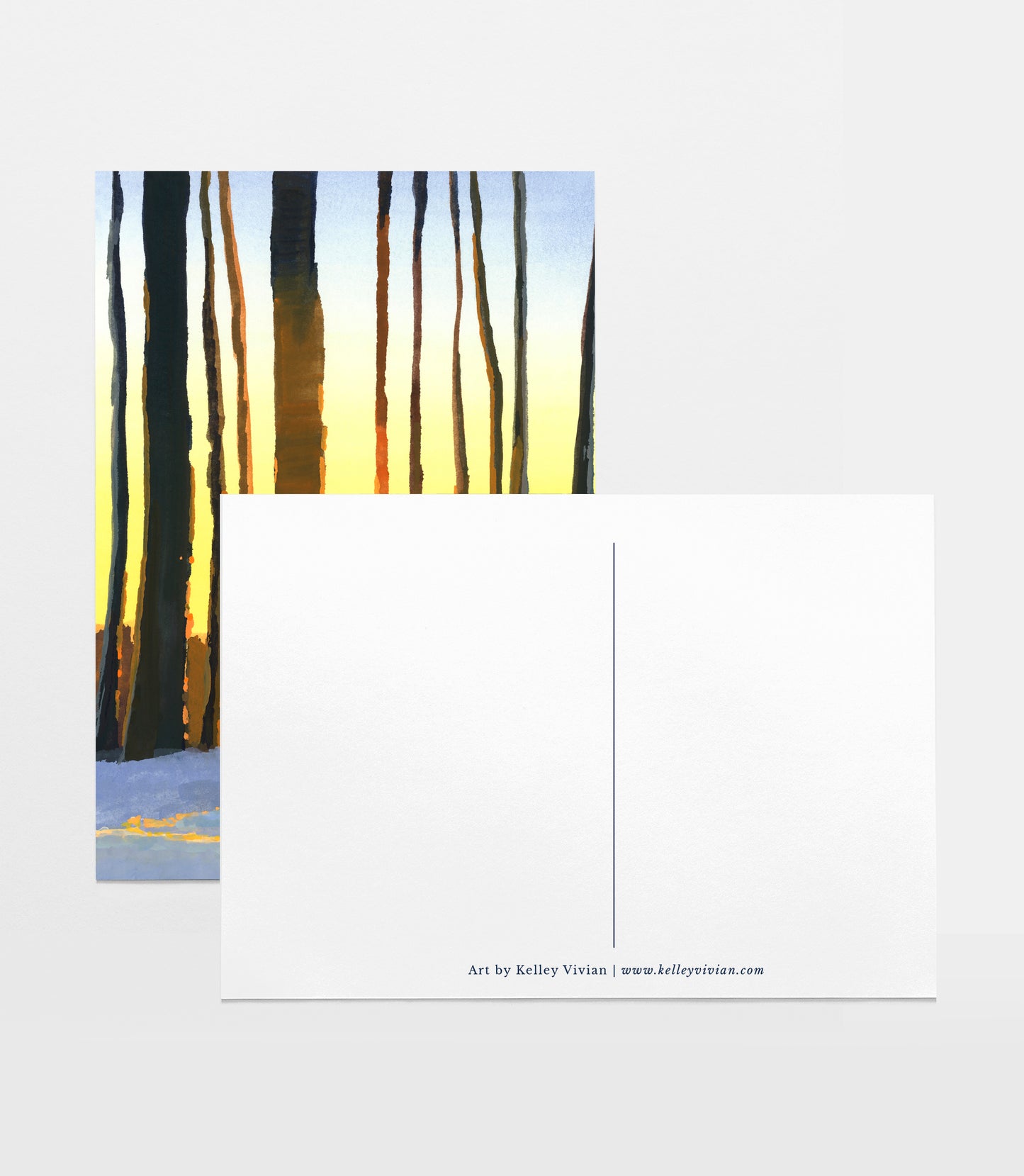 'December's Light' Postcard