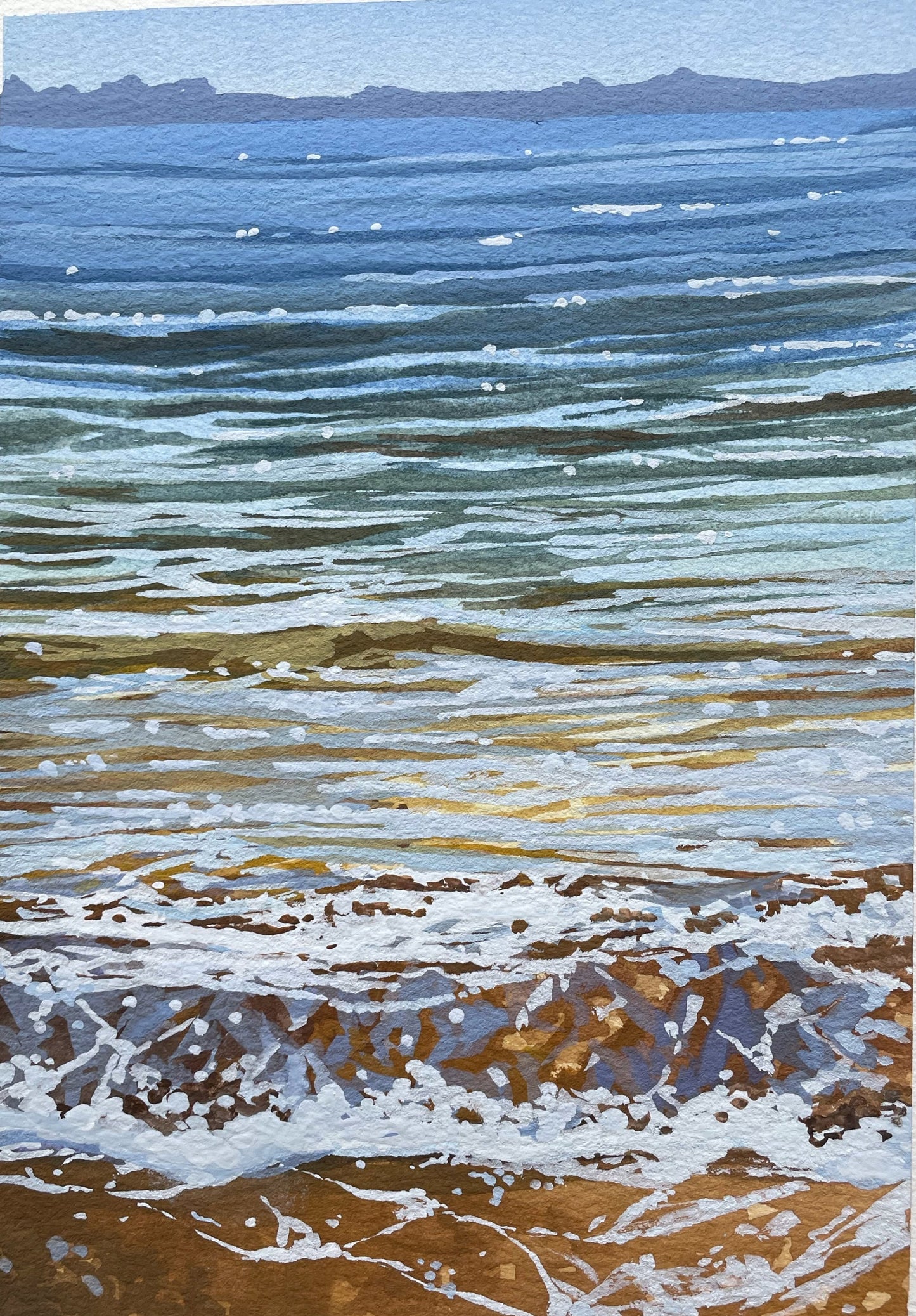 'First Impressions' Original Gouache Painting