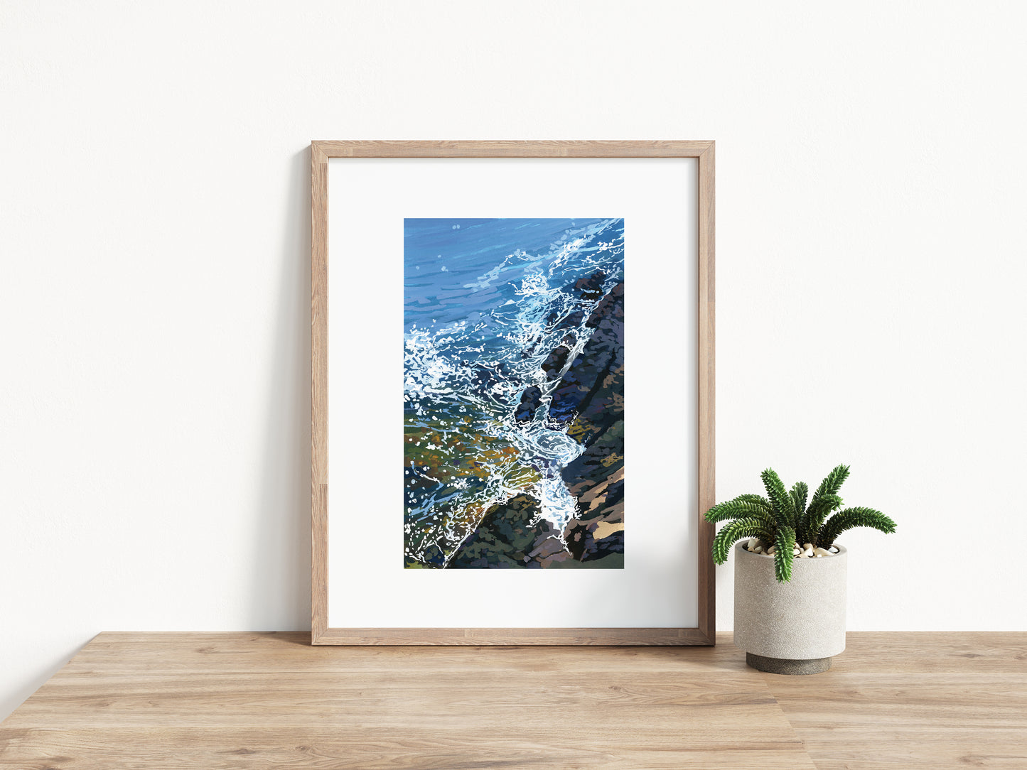 'Jagged Coast' Print
