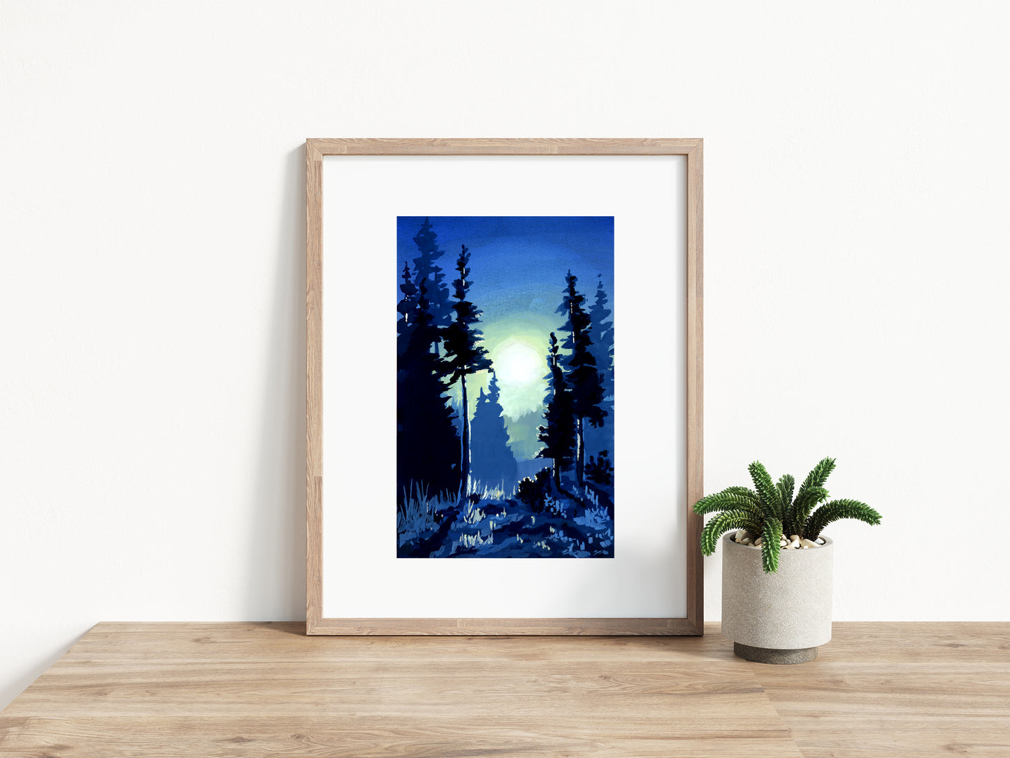 'Midnight Forest' Print