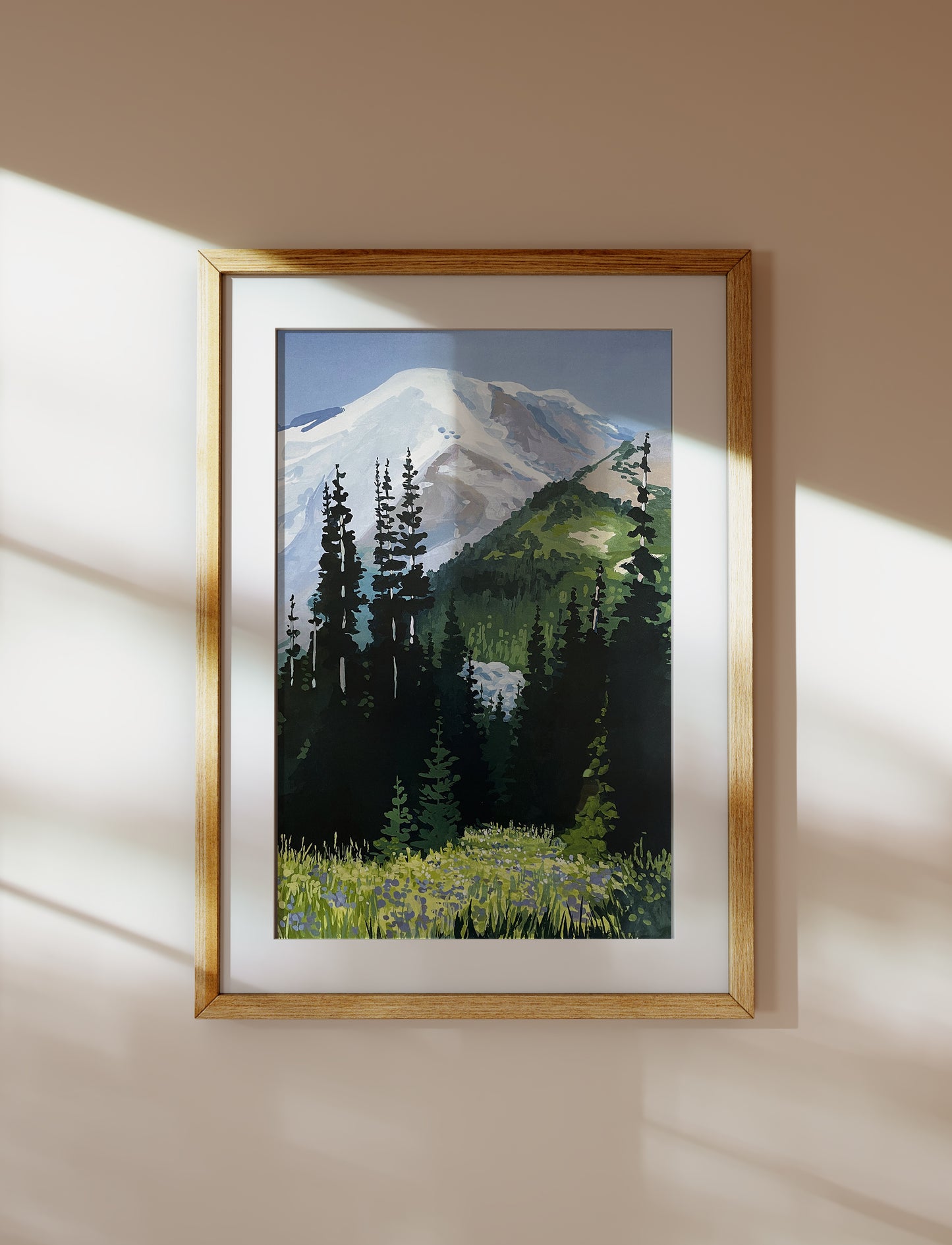 'Mount Rainier' National Park Art Print