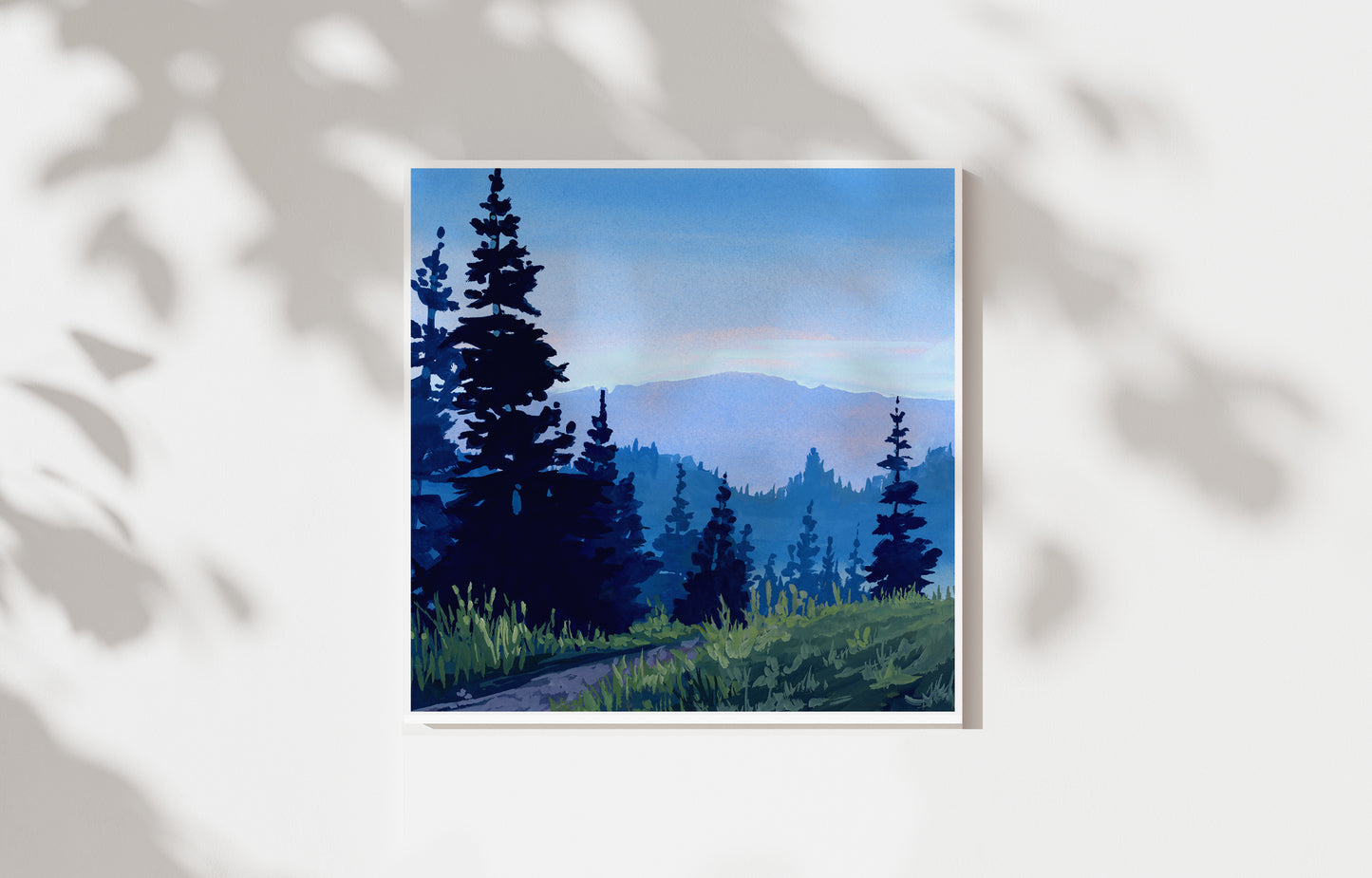 'Over the Hill' Art Print