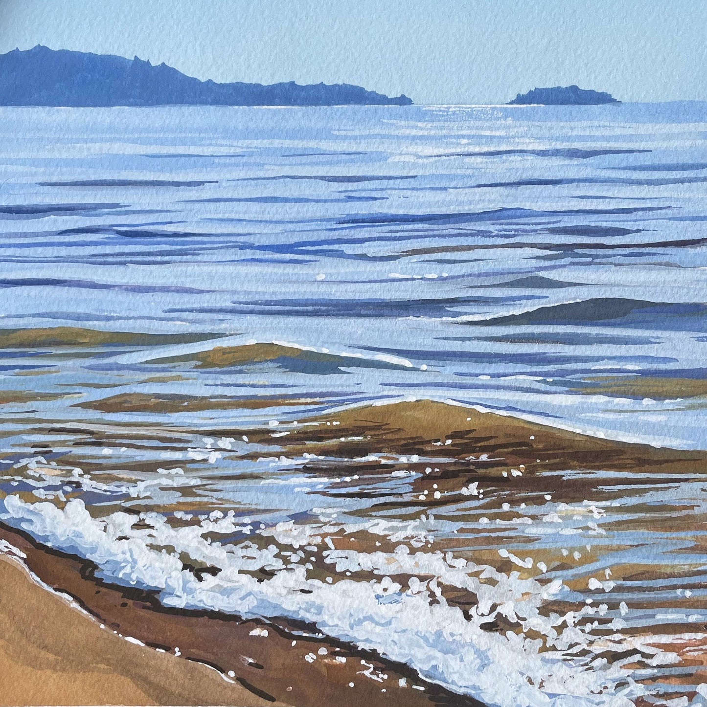 'To the Point' Original Gouache Painting