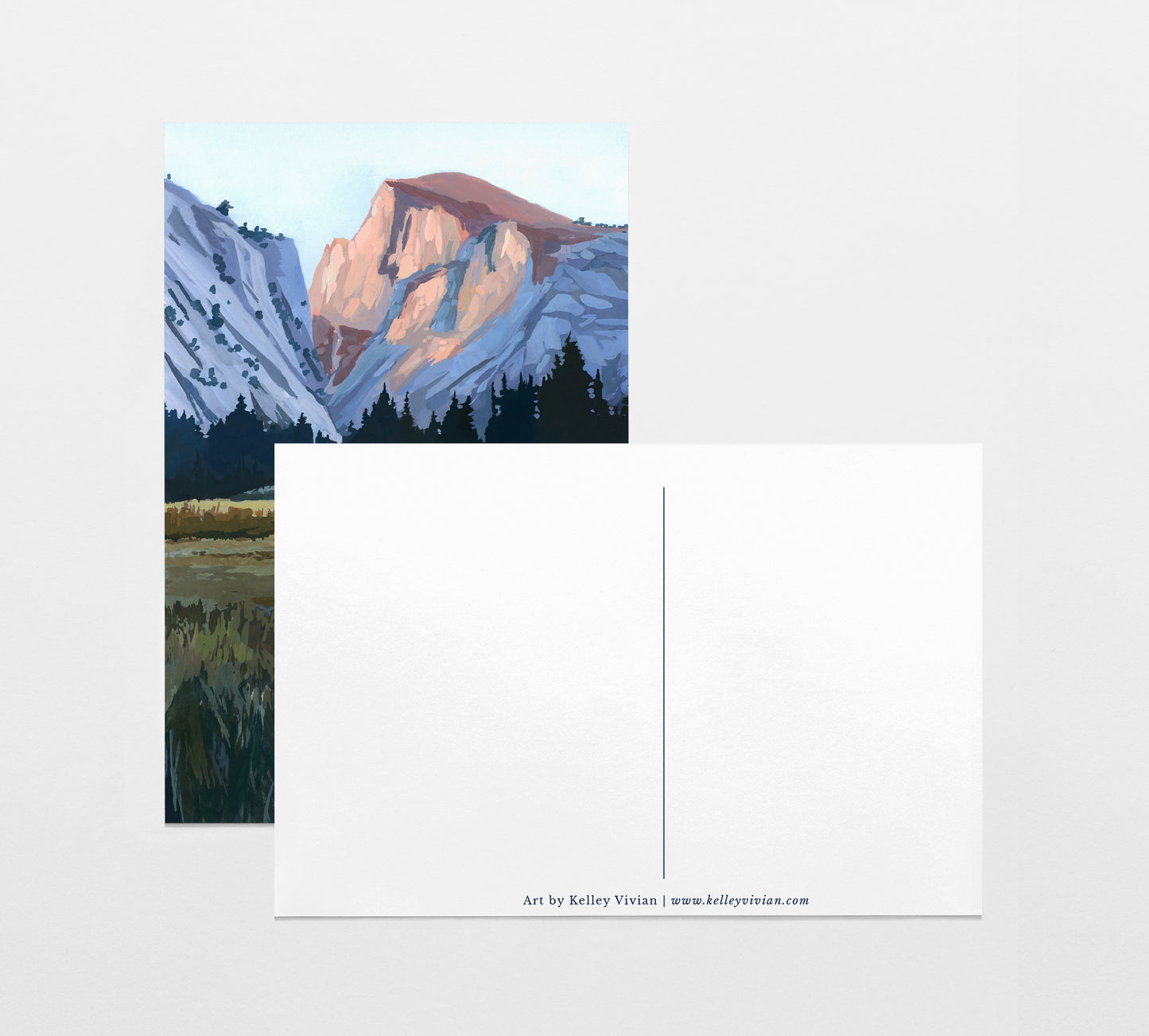 'Yosemite' National Park Art Postcard