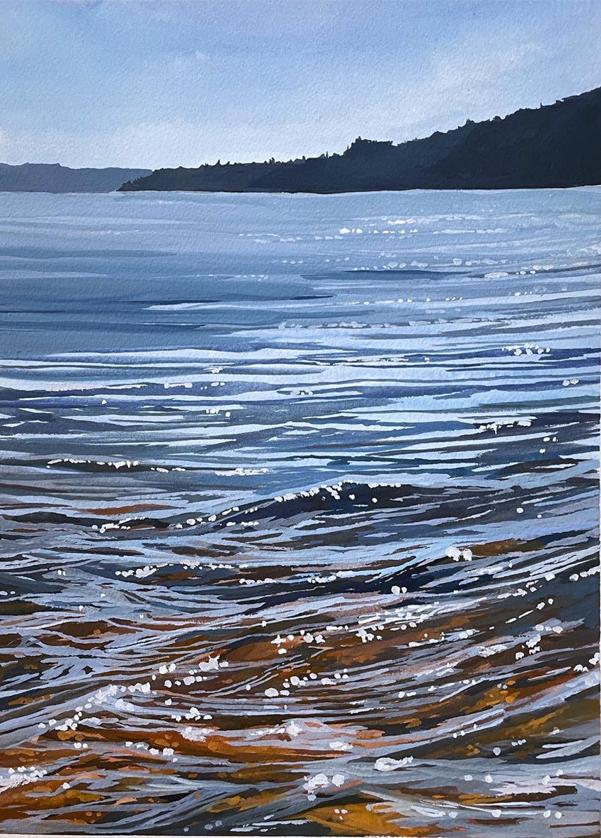 'Ebb and Flow' Original Gouache Painting
