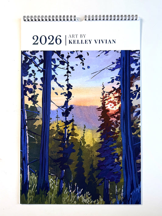 PREORDER 2026 Landscape Art Wall Calendar