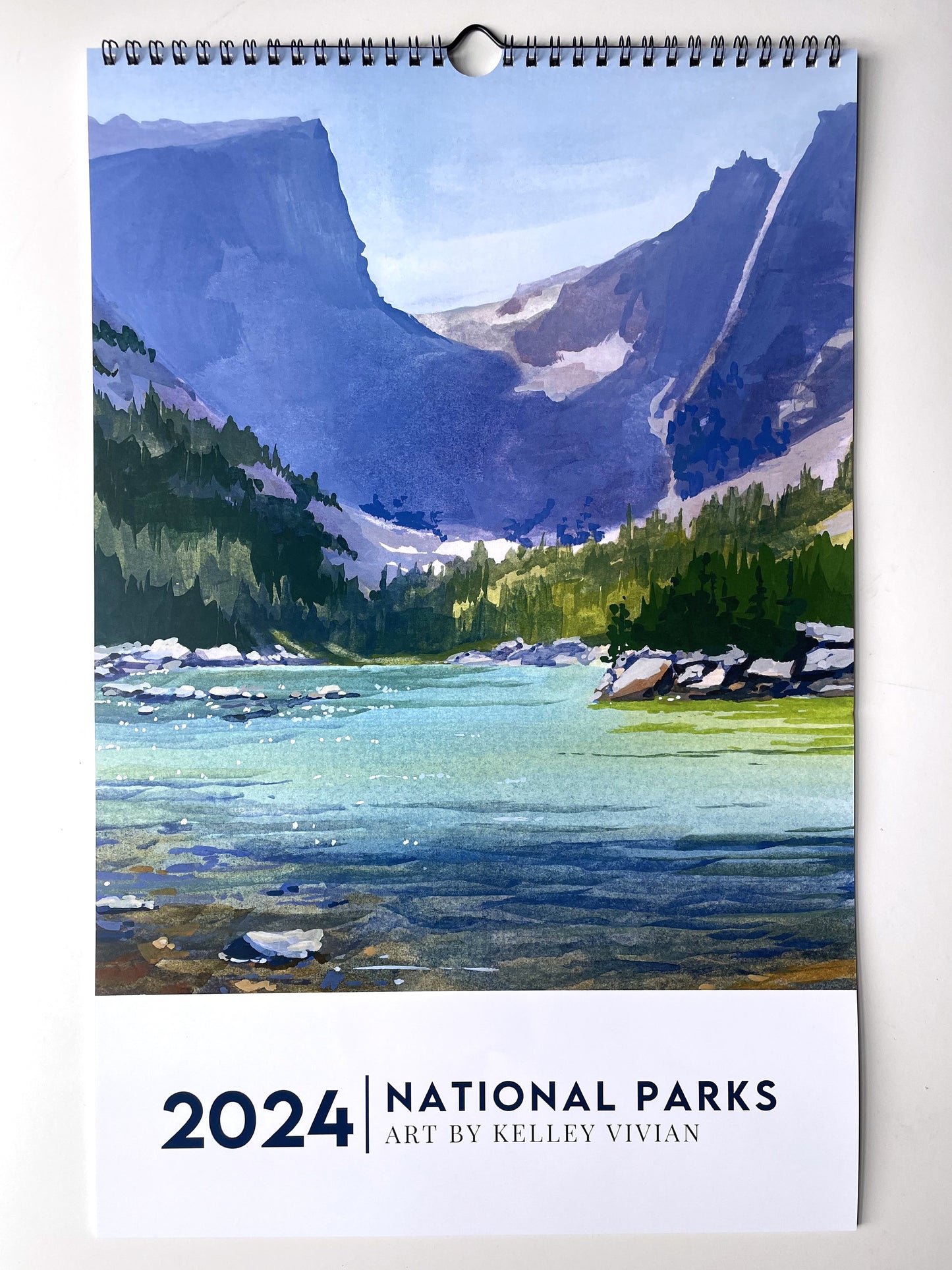 2024 National Parks Wall Art Calendar