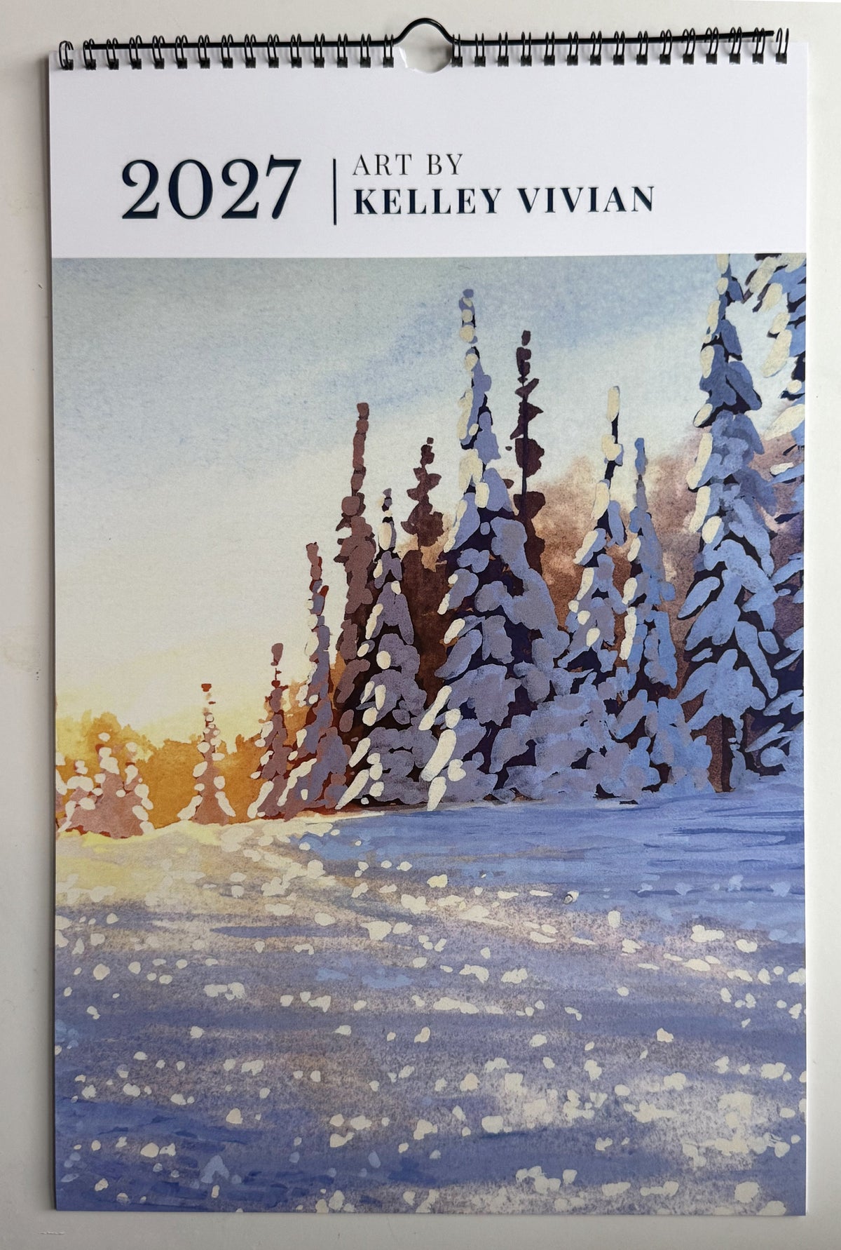 PREORDER 2027 Landscape Art Wall Calendar