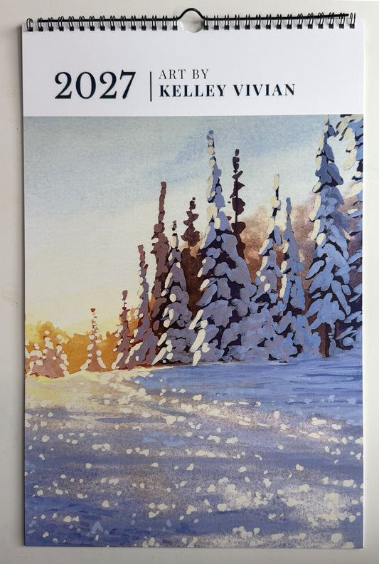 PREORDER 2027 Landscape Art Wall Calendar