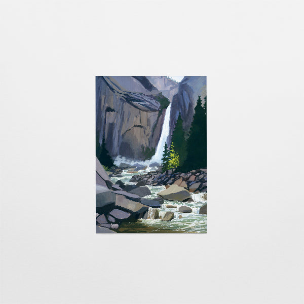 'Yosemite Falls' Postcard