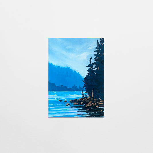 'Lake Blues' Postcard