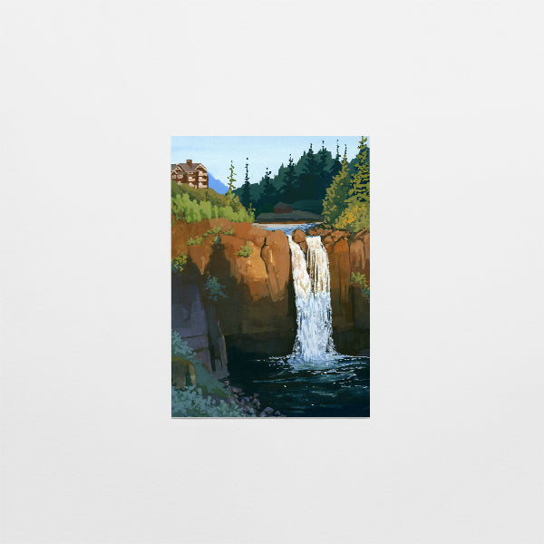 Snoqualmie Falls' Postcard