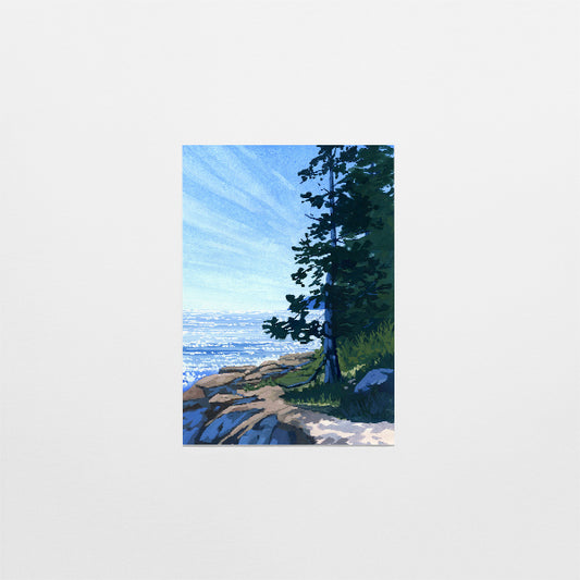 'Around the Bend' Postcard