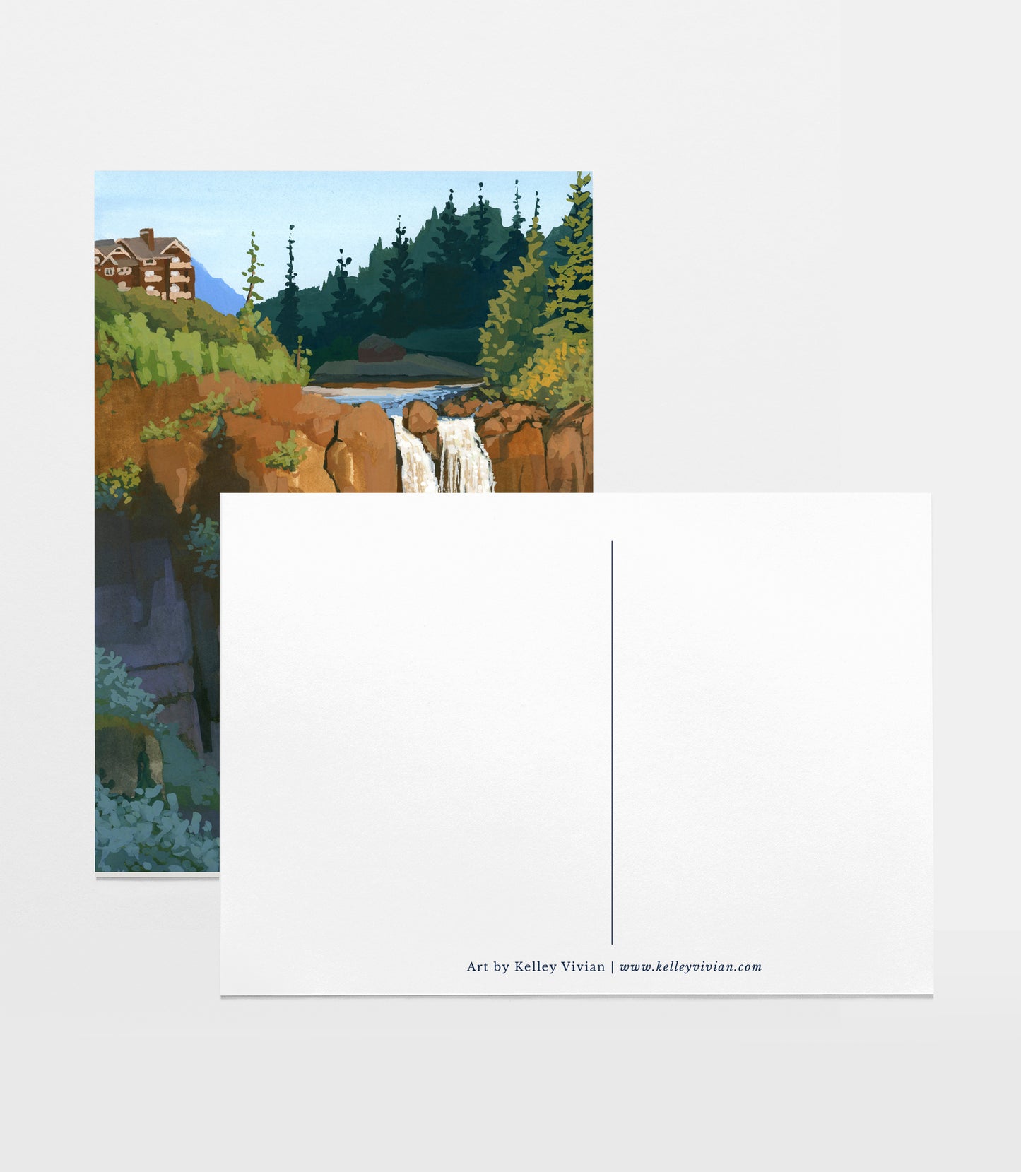 Snoqualmie Falls' Postcard