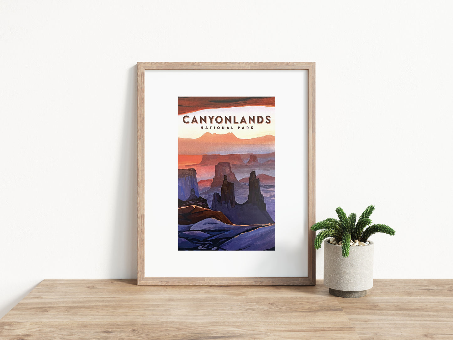 'Canyonlands' National Park Travel Poster