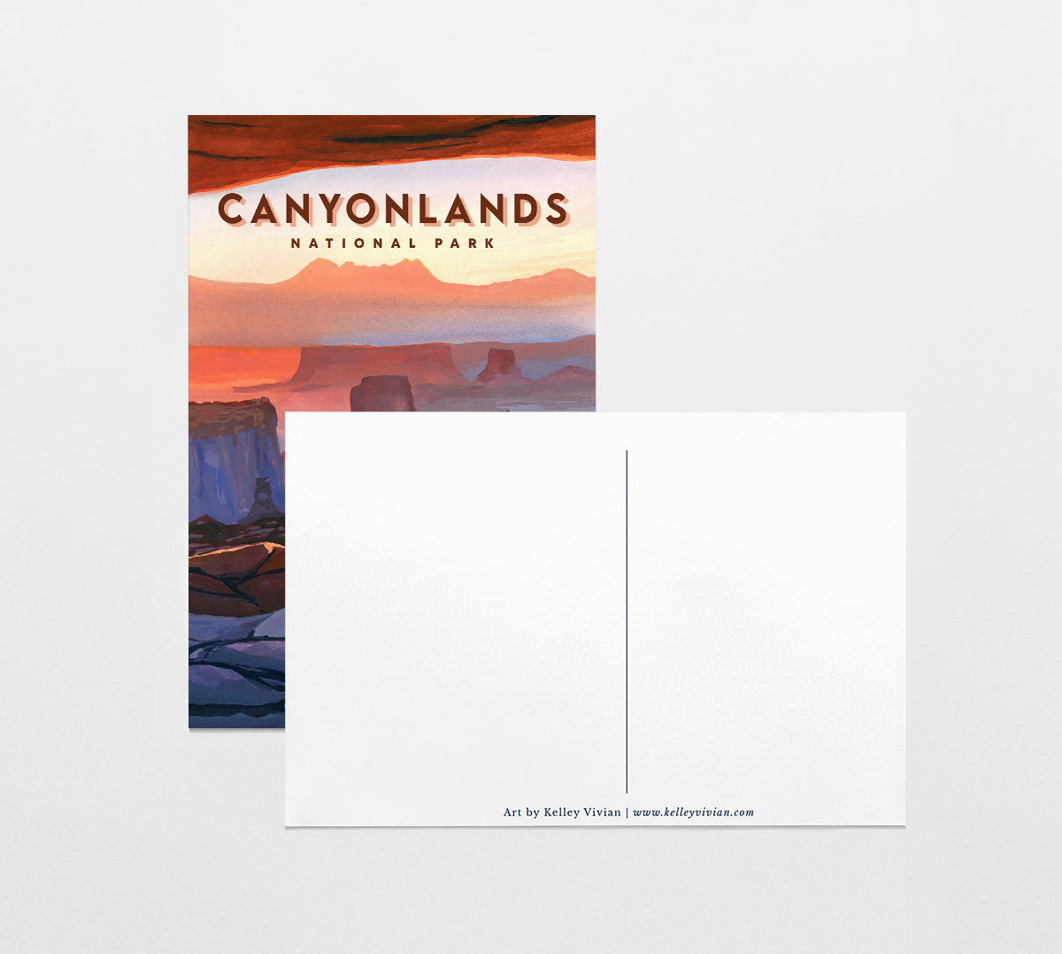 'Canyonlands National Park Travel Poster Postcard