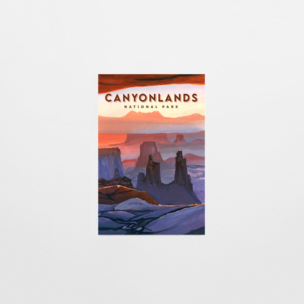 'Canyonlands National Park Travel Poster Postcard