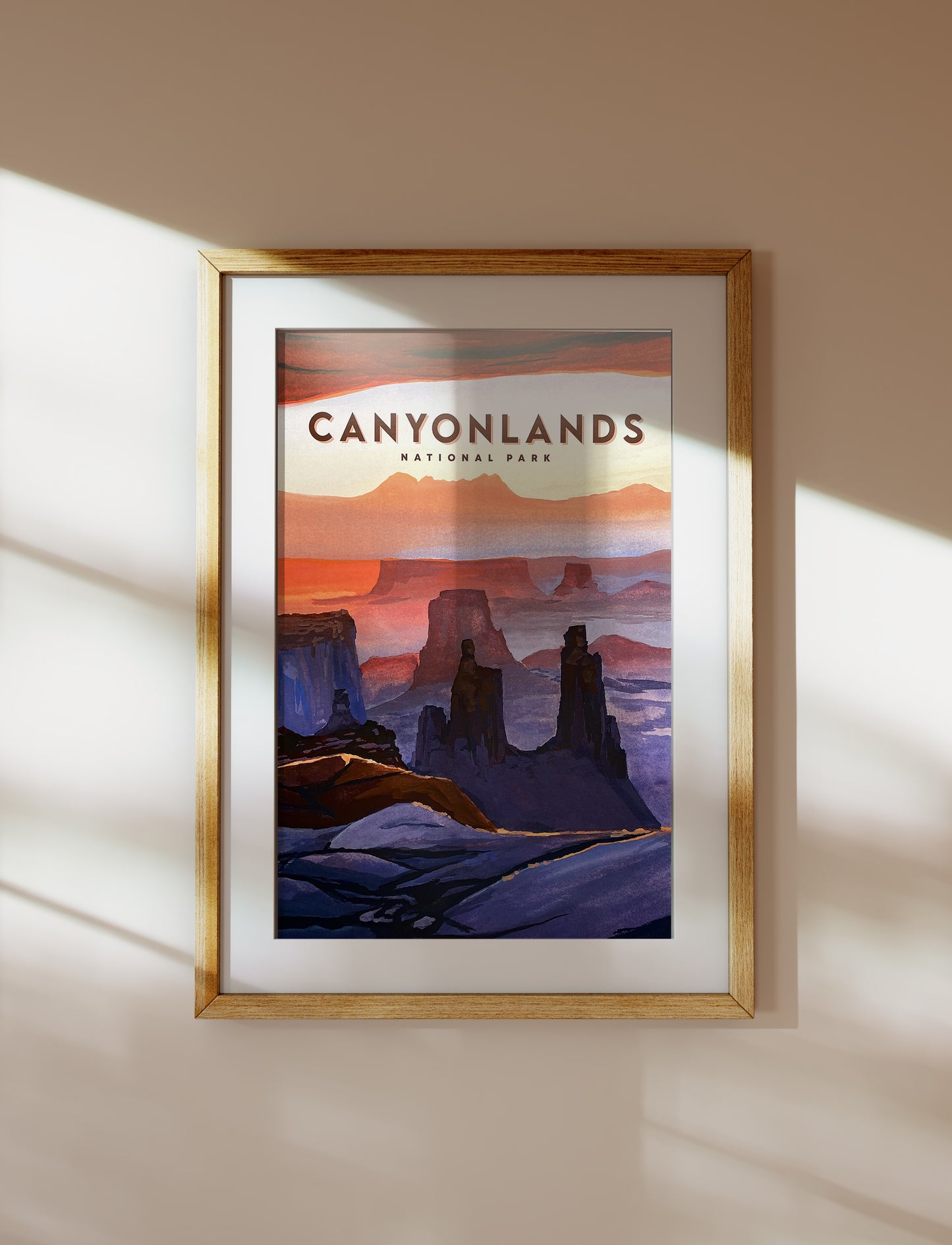 'Canyonlands' National Park Travel Poster