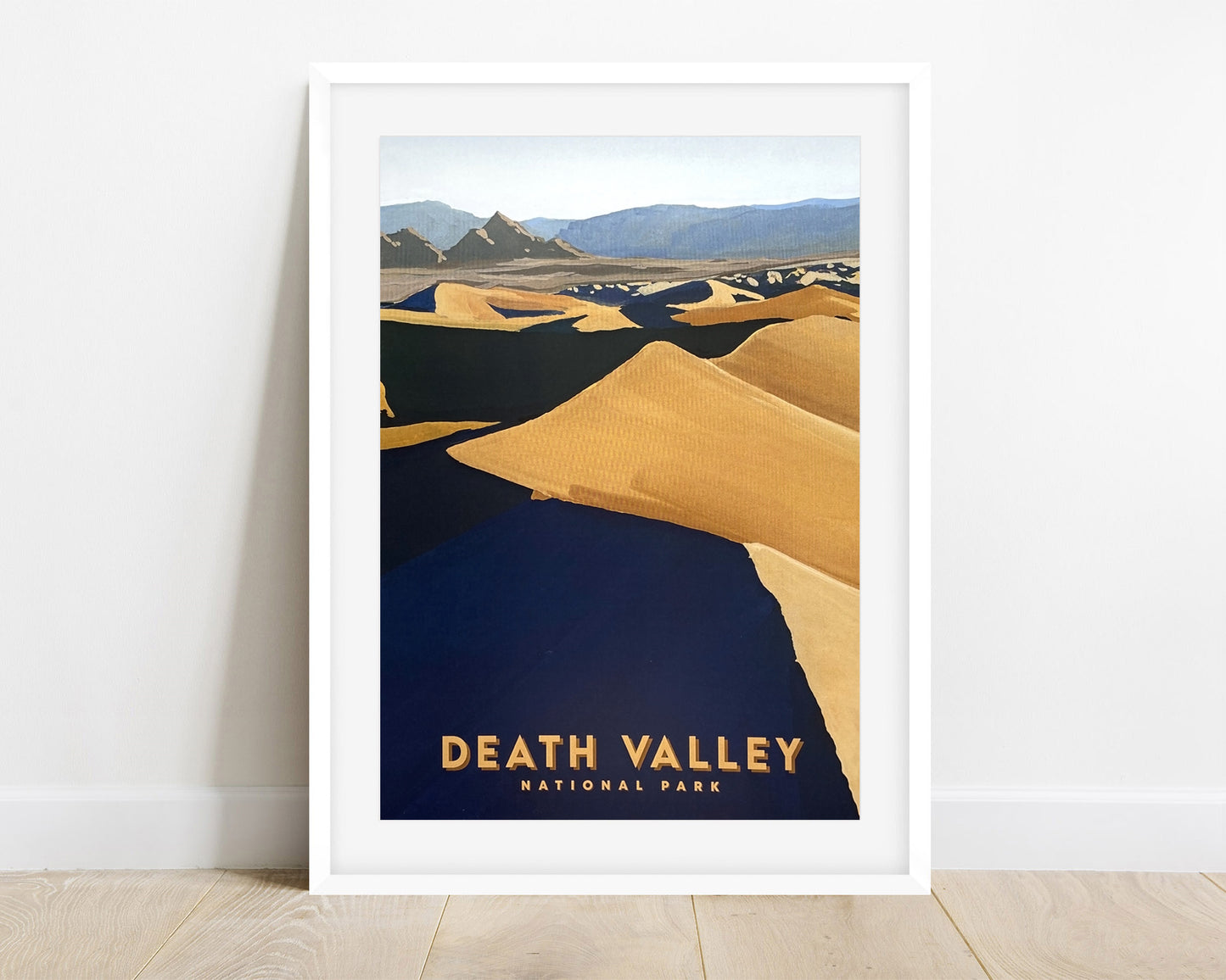 'Death Valley' National Park Travel Poster